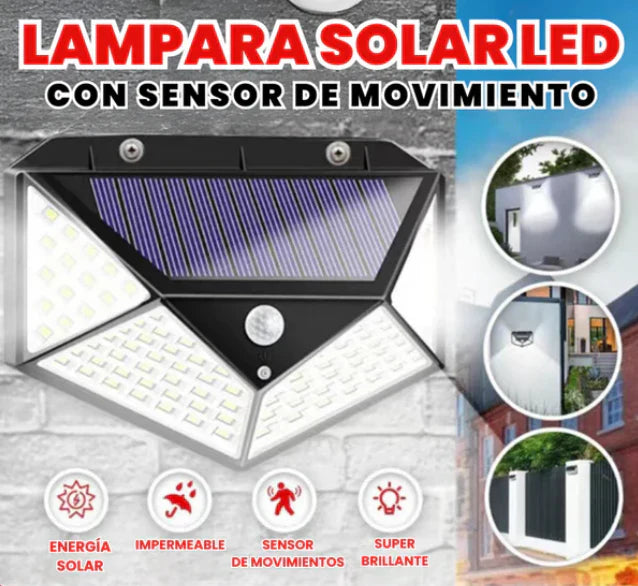 REFLECTOR SOLAR LED CON SENSOR®